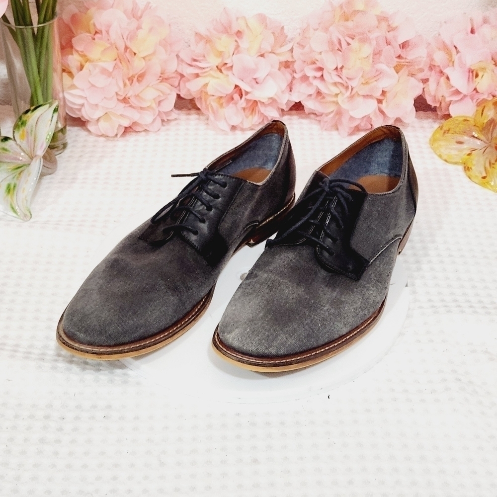 Aldo Men’s Gray & Black Oxfords Size 12